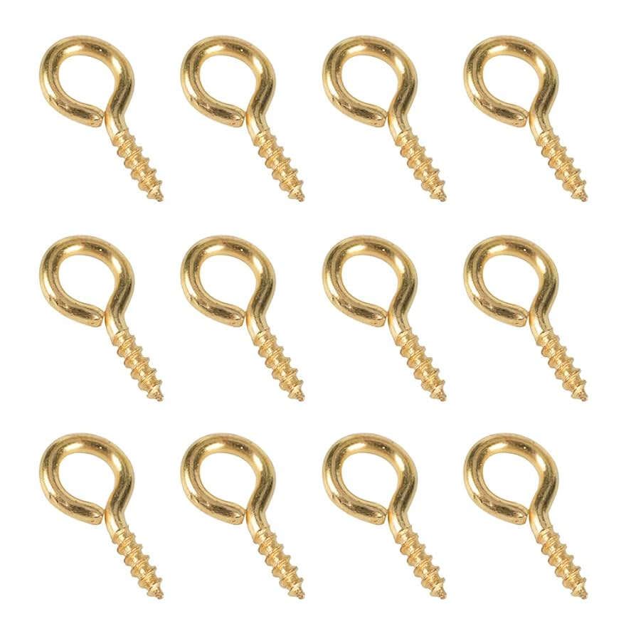 Amazon.co.jp: ネジヒートン 4*8mm 200個セット ゴールド